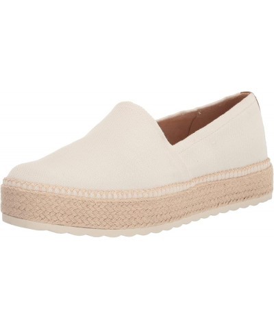 Shoes Women's Sunray Pointed Toe Flat White Canvas $34.21 Loafers & Slip-Ons