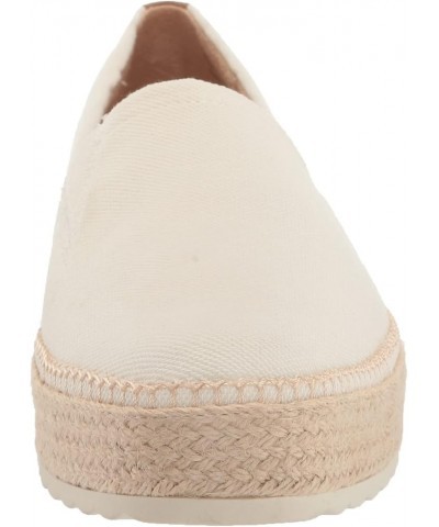 Shoes Women's Sunray Pointed Toe Flat White Canvas $34.21 Loafers & Slip-Ons