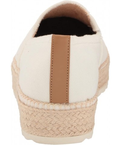 Shoes Women's Sunray Pointed Toe Flat White Canvas $34.21 Loafers & Slip-Ons