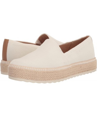 Shoes Women's Sunray Pointed Toe Flat White Canvas $34.21 Loafers & Slip-Ons