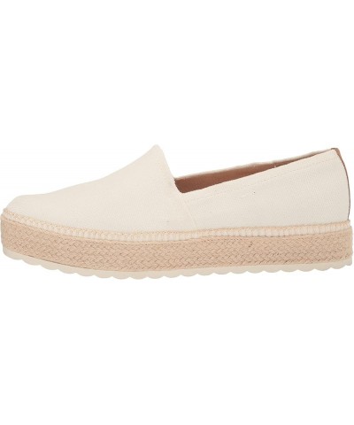 Shoes Women's Sunray Pointed Toe Flat White Canvas $34.21 Loafers & Slip-Ons