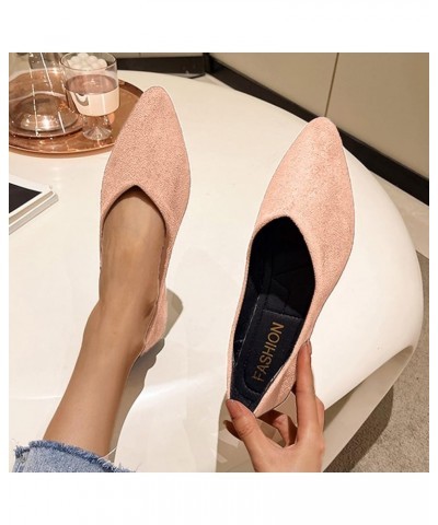 Womens Textile Ballet Flats Espadrille Ballet Flats for Women Low Top Sneakers Comfortable Loafer Shoes Dress Shoes Pink $14....