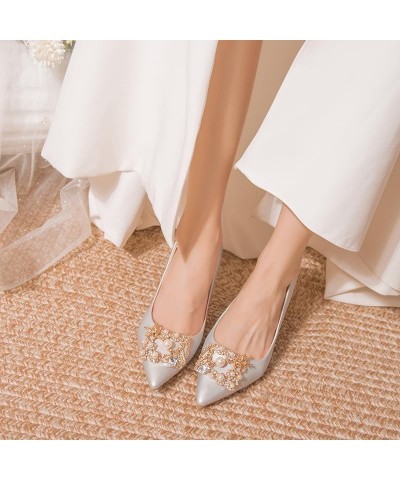 Women's Heels C680218 Silver Cg (5cm) $13.25 Pumps