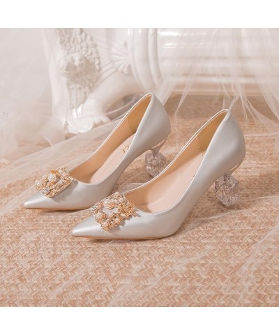 Women's Heels C680218 Silver Cg (5cm) $13.25 Pumps