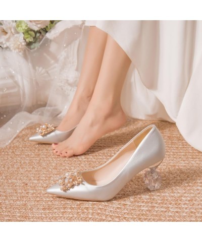 Women's Heels C680218 Silver Cg (5cm) $13.25 Pumps