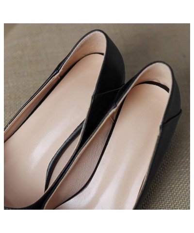 Women Wedge Pumps Mary Jane Shoes Office Work Wedding Evening Block Heel Shoes 39 Black $33.40 Pumps