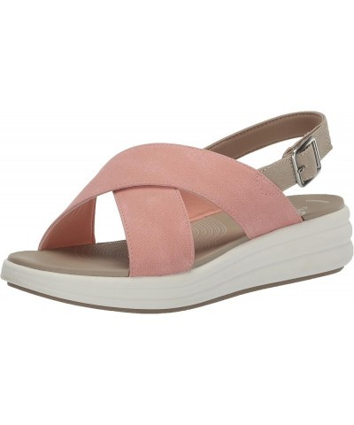 Women's Drift Sun Wedge Sandal, Denim Synthetic, 11 8.5 Peach Synthetic $25.67 Sandals