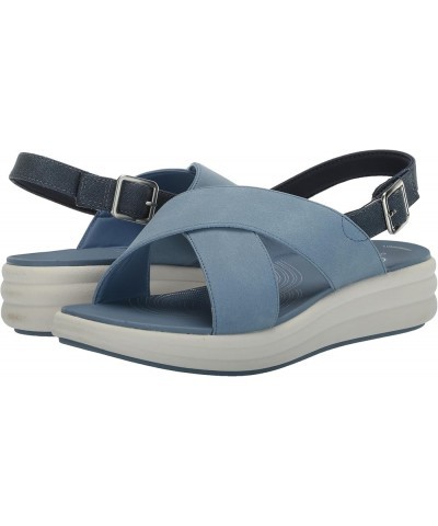 Women's Drift Sun Wedge Sandal, Denim Synthetic, 11 9 Denim Synthetic $25.67 Sandals