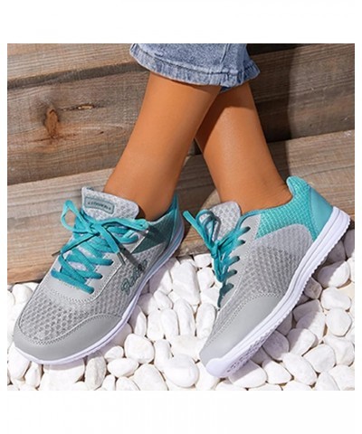 womens training shoes Sneakers for Women Casual Breathable Mesh Walking Shoes Lightweight Slip On Casual Shoes Mint Green $14...