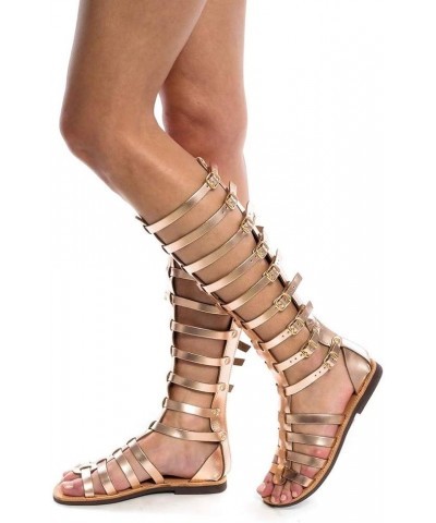 Strappy Sandals For Women Dressy Sandalias De Mujer Strappy Sandals Strappy Sandals Women Silver Women'S Platform & We B-gold...