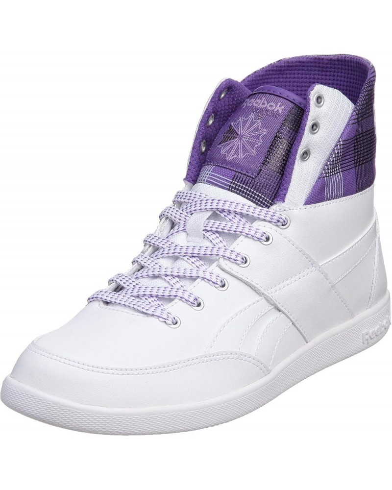 Women's Ree Down Classic Sneaker White/Magic Purple/Lavish Purple $34.05 Fashion Sneakers