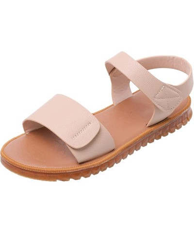 Sandals Peep Toe dress shoes for women low heel women wedge sandals Wedge Sandals for Women open toe Z 02-brown $10.88 Sandals