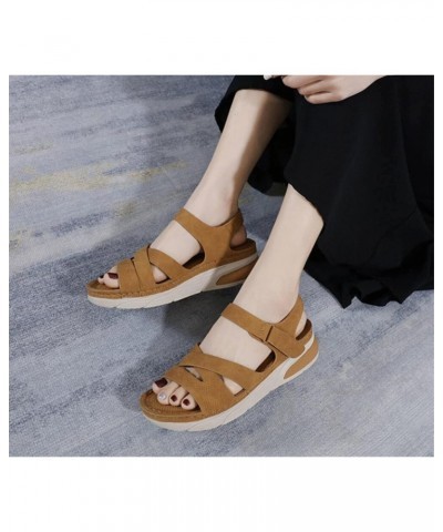 Women Wedges Sandals 2023 Summer Fashion Casual Ladies Gladiator Lightweight Open Toe Platform Shoe Roman Vintage Sandal Shoe...