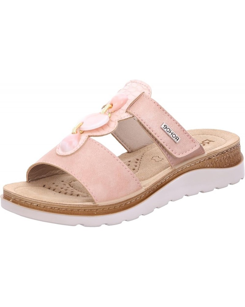 Women's Mules Baviera 1305 Pink $34.36 Mules & Clogs