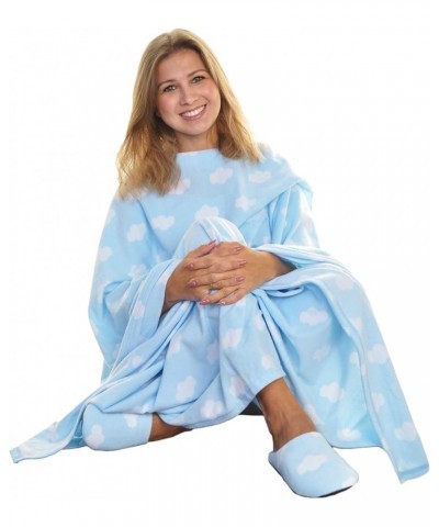 Women's Cozy Fleece Wearable Blanket or Blanket with Slipper Set Cloud Blanket and Slipper Set $10.05 Slippers