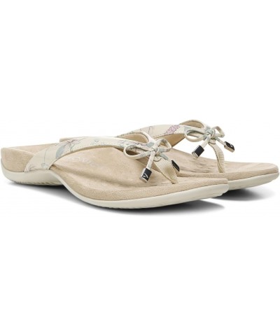 Bella - Women's Orthotic Sandals Cream Botanical - 9.5 Medium $33.12 Sandals