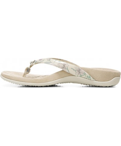 Bella - Women's Orthotic Sandals Cream Botanical - 9.5 Medium $33.12 Sandals