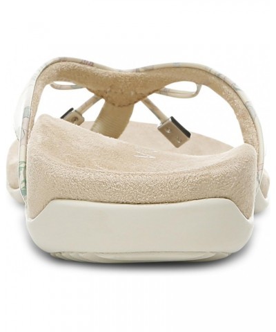 Bella - Women's Orthotic Sandals Cream Botanical - 9.5 Medium $33.12 Sandals