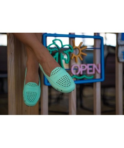 Posh Driver Women's Loafers Seafoam Green/Sailor Navy $25.31 Outdoor Shoes