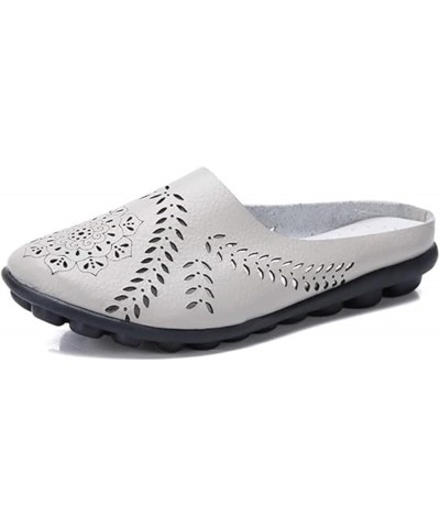 Owlkay Casual All-Match Hollow Slippers, Owlkay Shoes for Women Slip Ons, Owlkay Shoes for Women Silver $15.21 Slippers