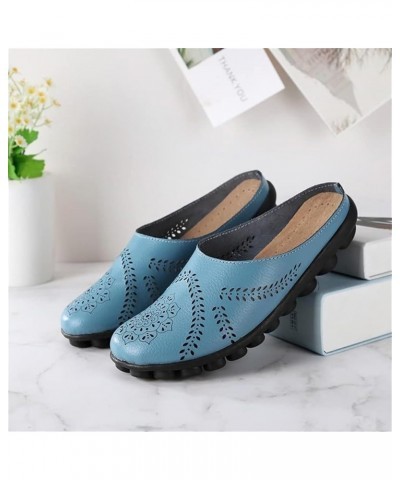 Owlkay Casual All-Match Hollow Slippers, Owlkay Shoes for Women Slip Ons, Owlkay Shoes for Women Silver $15.21 Slippers