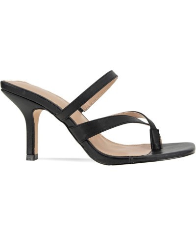 women's Glam Heeled Sandal Black $24.52 Sandals