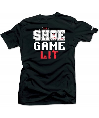 Shirt to Match Jordan 7 Infrared Match Jordan Tee ( Shoe Game Lit ) Black $16.21 Athletic Shoes