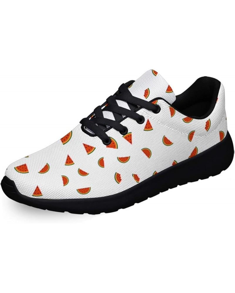 Women Men Watermelon Shoes Personalited Running Shoes Athletic Tennis Sneakers Gifts for Girl Boy Watermelon Slices Black 839...