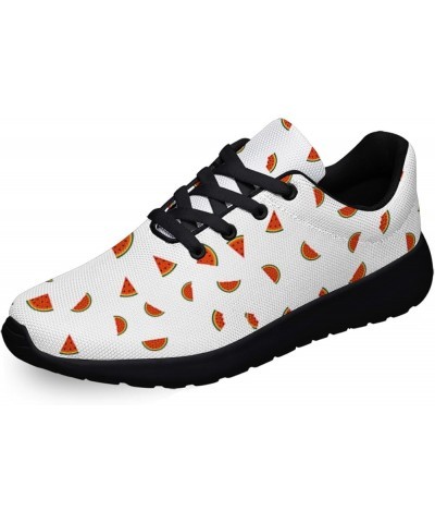 Women Men Watermelon Shoes Personalited Running Shoes Athletic Tennis Sneakers Gifts for Girl Boy Watermelon Slices Black 839...