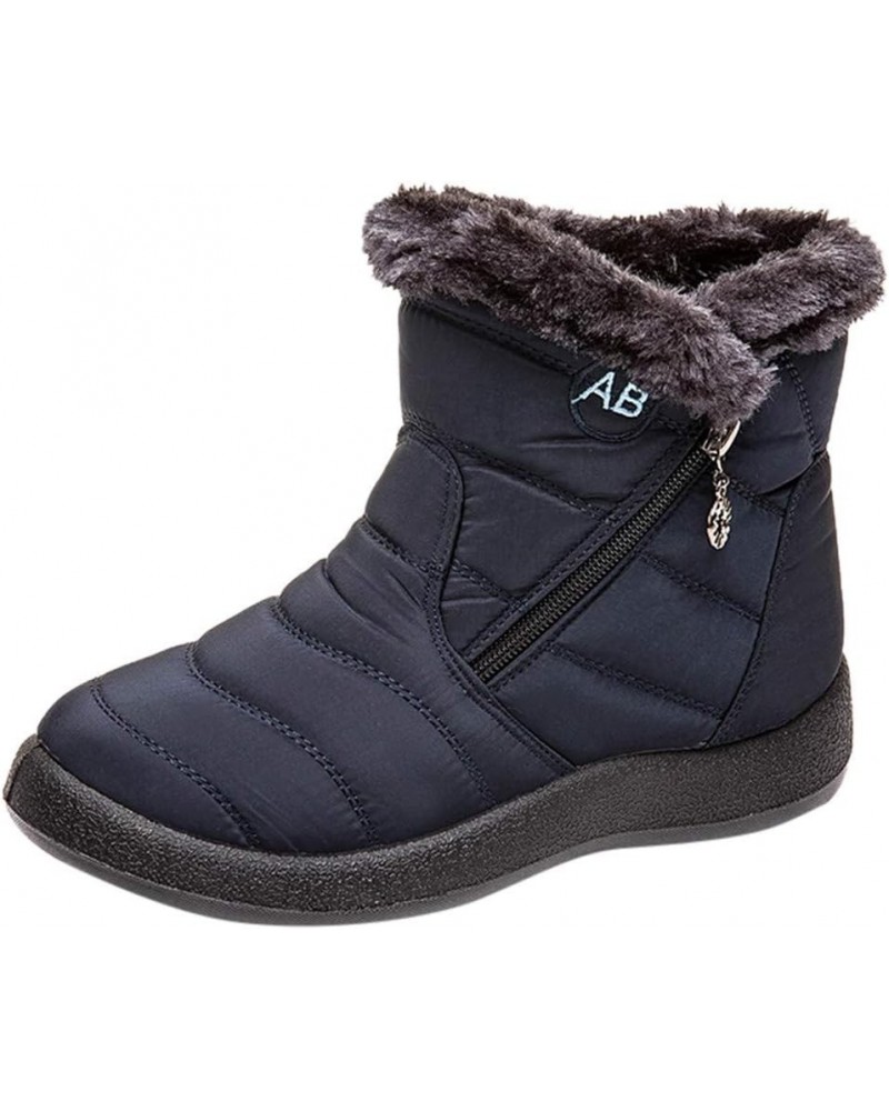 Womens Snow Boots Pairs Flat Snow Boots for Women Snow Boots Woman Go Walk for Women Snow Boots Womens Wedge Snow Boots Winte...