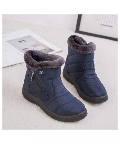 Womens Snow Boots Pairs Flat Snow Boots for Women Snow Boots Woman Go Walk for Women Snow Boots Womens Wedge Snow Boots Winte...