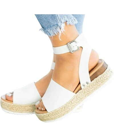 Platform Heels Gold Wedges sandals For Women Platform Loafers With Tassel Hiking sandals Women sandals Women sandals S 7-whit...