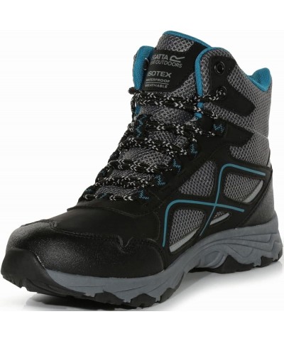 Women's Walking Hiking Shoe Black Deep Lake $31.72 Boots