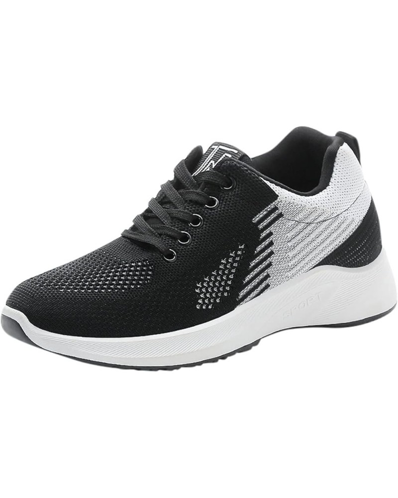 Couple Models Women's Middle Aged and Elderly Light Casual Comfortable Non Slip Running Shoes Womens 11 3-black $16.62 Athlet...