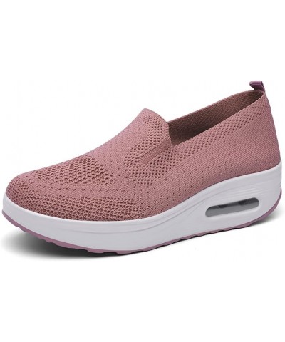 Womens Athletic Walking Shoes Lightweight Slip on Tennis Running Shoes for Indoor Outdoor Gym Travel Pink-869 $28.57 Fashion ...