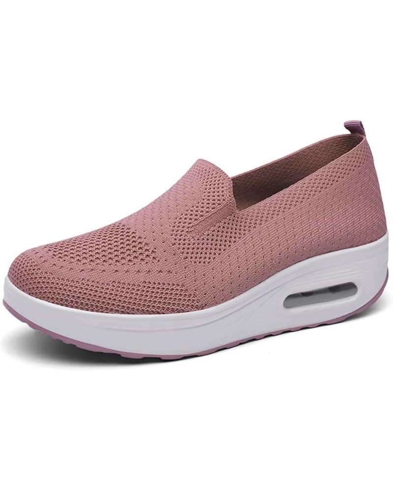 Womens Athletic Walking Shoes Lightweight Slip on Tennis Running Shoes for Indoor Outdoor Gym Travel Pink-869 $28.57 Fashion ...