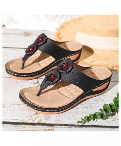 Dressy Orthopedic Sandals for Evening Orthopedic Walking Shoes for Woman Wedges for Women Wedding Men's Sandals with Arch Sup...