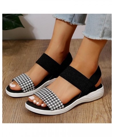 Womens Sport Sandals Flats For Girls Size 3 Sandals Women Sandals For Women Sport Flex Sandals For Women Black Sandals Black ...