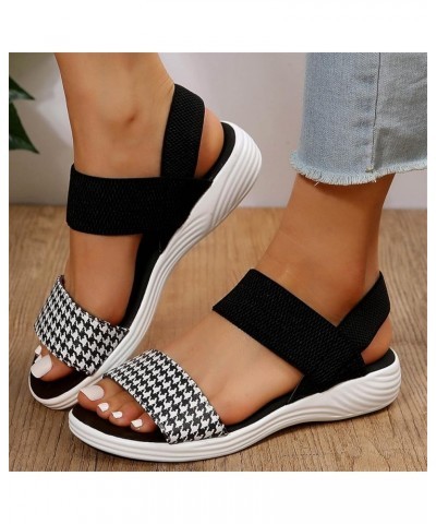 Womens Sport Sandals Flats For Girls Size 3 Sandals Women Sandals For Women Sport Flex Sandals For Women Black Sandals Black ...