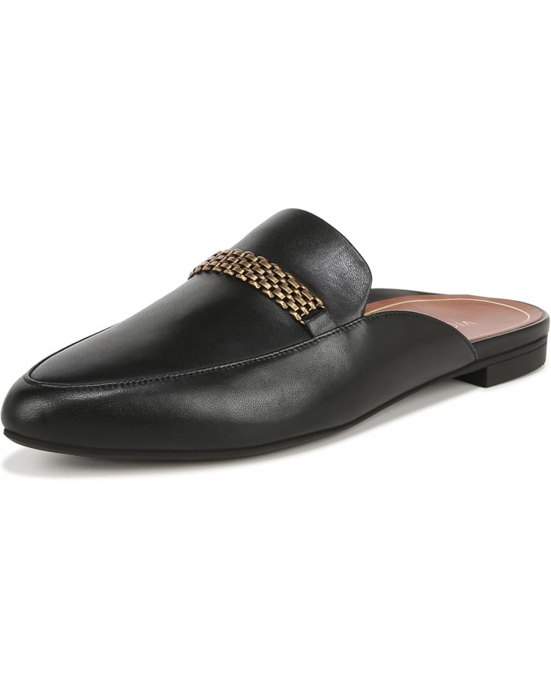 Starling Women's Mule/Clog Flat Shoes Black Nappa - 8 Medium 11 Black Nappa $33.19 Loafers & Slip-Ons