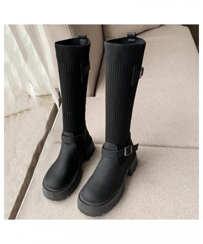 Work Boots for Men Western Boots Mid Calf Garden Boots for Women Combat Shoes Black-a $19.10 Boots