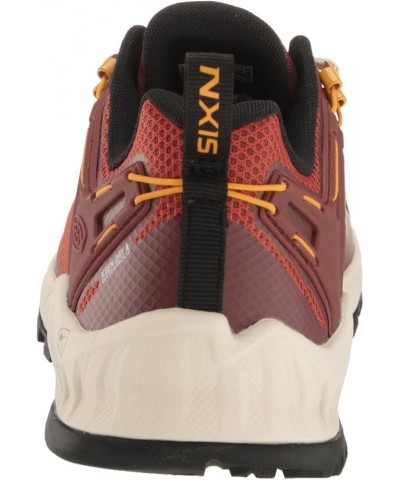 Women's Nxis Evo Low Height Waterproof Fast Packing Hiking Shoes Baked Clay/Golden Yellow $74.83 Outdoor Shoes