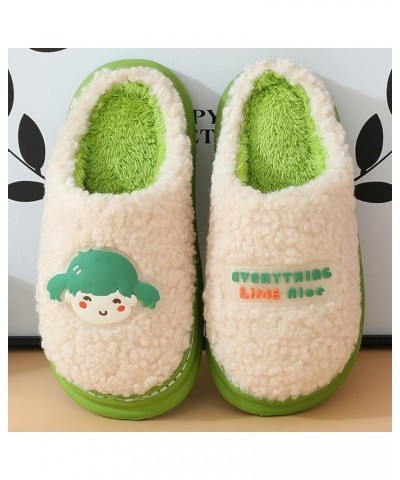 Womens Fuzzy Fluffy Slippers Winter House Shoes Ladies Couple Models Cotton Slipper Autumn Winter Home Slippers Cute Cartoon ...