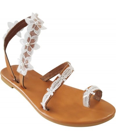 Sandal for Womens Wedges Platform Casual Summer Ankle Buckle Strap Zip Up Beach Comfort Sandals for Womens White $9.42 Sandals