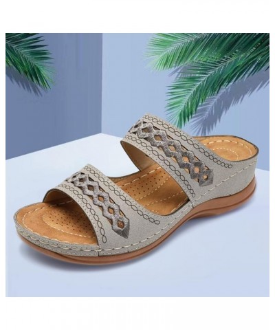 Orthopedic Shoes for Women Dressy Casual Sandals Women Dressy Summer Flat Wide Women Summer Shoes Closed Toes Orthopaedic Sho...