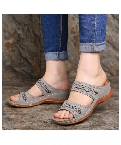 Orthopedic Shoes for Women Dressy Casual Sandals Women Dressy Summer Flat Wide Women Summer Shoes Closed Toes Orthopaedic Sho...