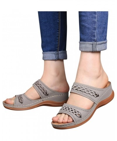 Orthopedic Shoes for Women Dressy Casual Sandals Women Dressy Summer Flat Wide Women Summer Shoes Closed Toes Orthopaedic Sho...