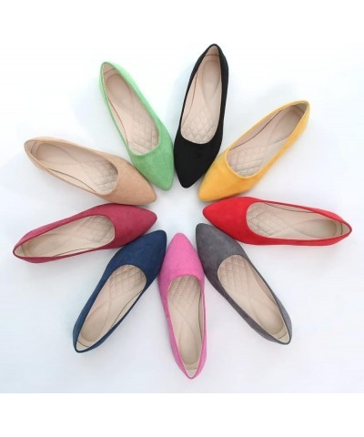 Women's Cute Round-Toe Flat Ballet Shoes Comfortable Dress Shoes for Walking P Grey 1 $9.37 Flats