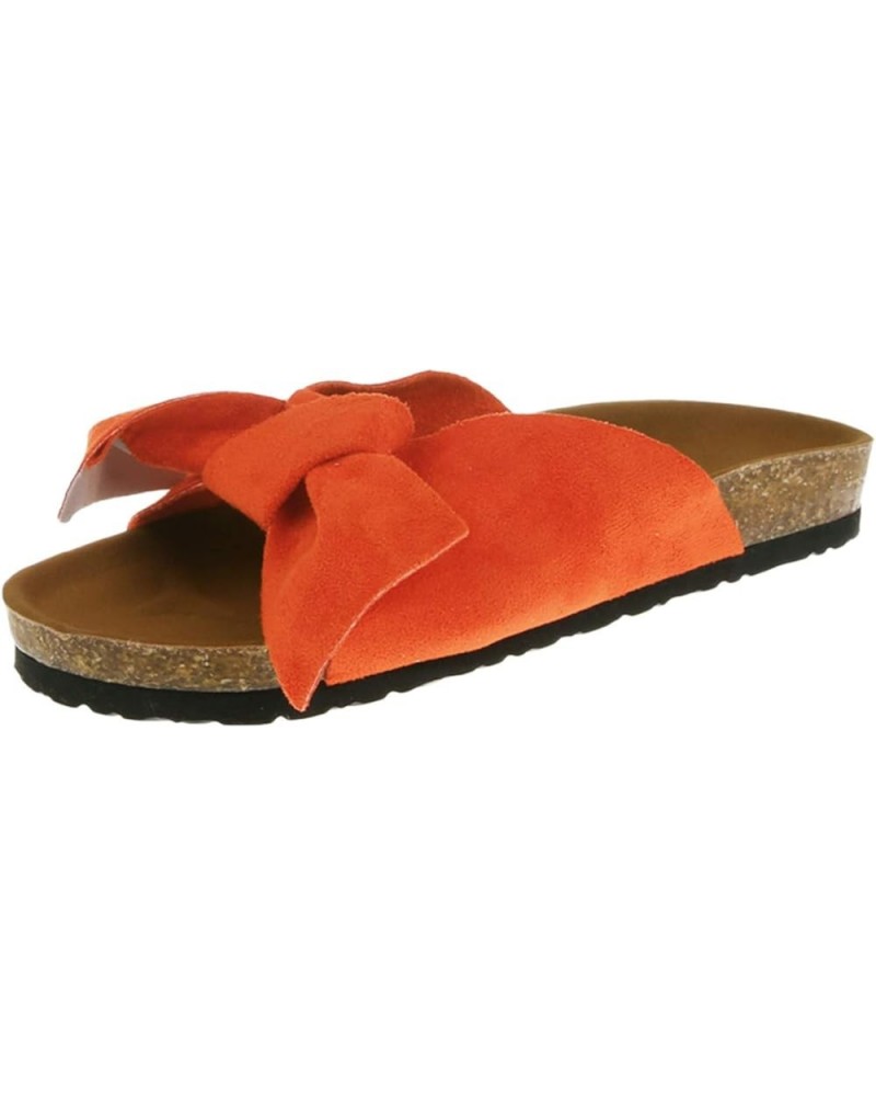 Flat Sandals Women Running Sandals Gladiator Sandals Pretty Sandals Sandals Athletic Sandals Soft Sandals Orange $11.60 Sandals