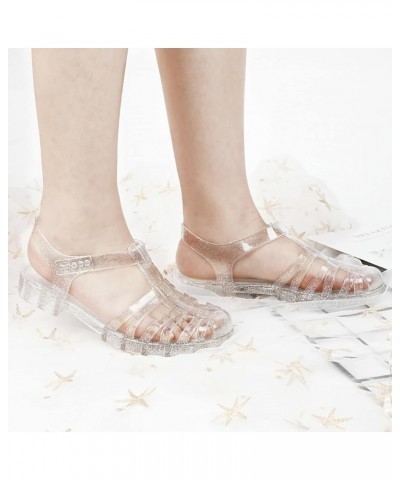 Women's Summer Fashion Solid Color Hollow Casual Hole Sandals Women's Sandals with Arch Support A $14.67 Fashion Sneakers